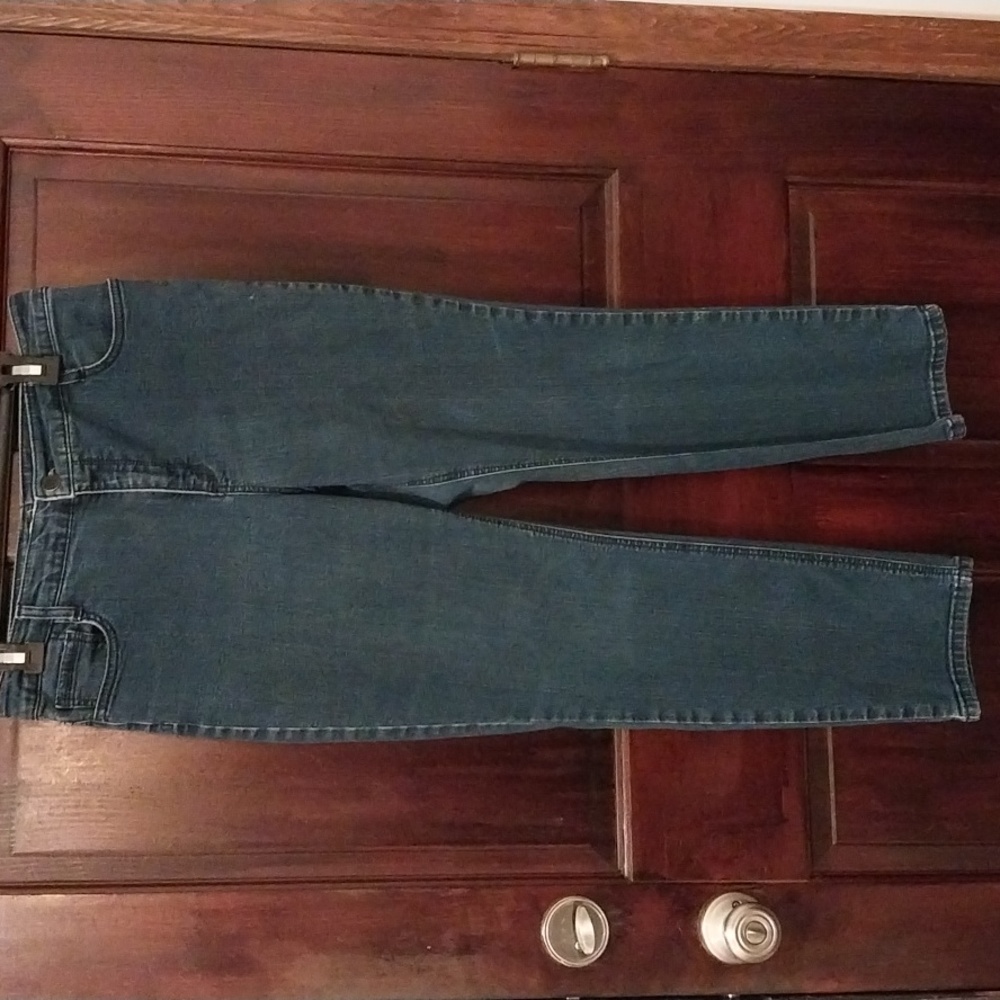 JONES NEW YORK LEXINGTON STRAIGHT LEG JEANS, SZ 14 PETITE